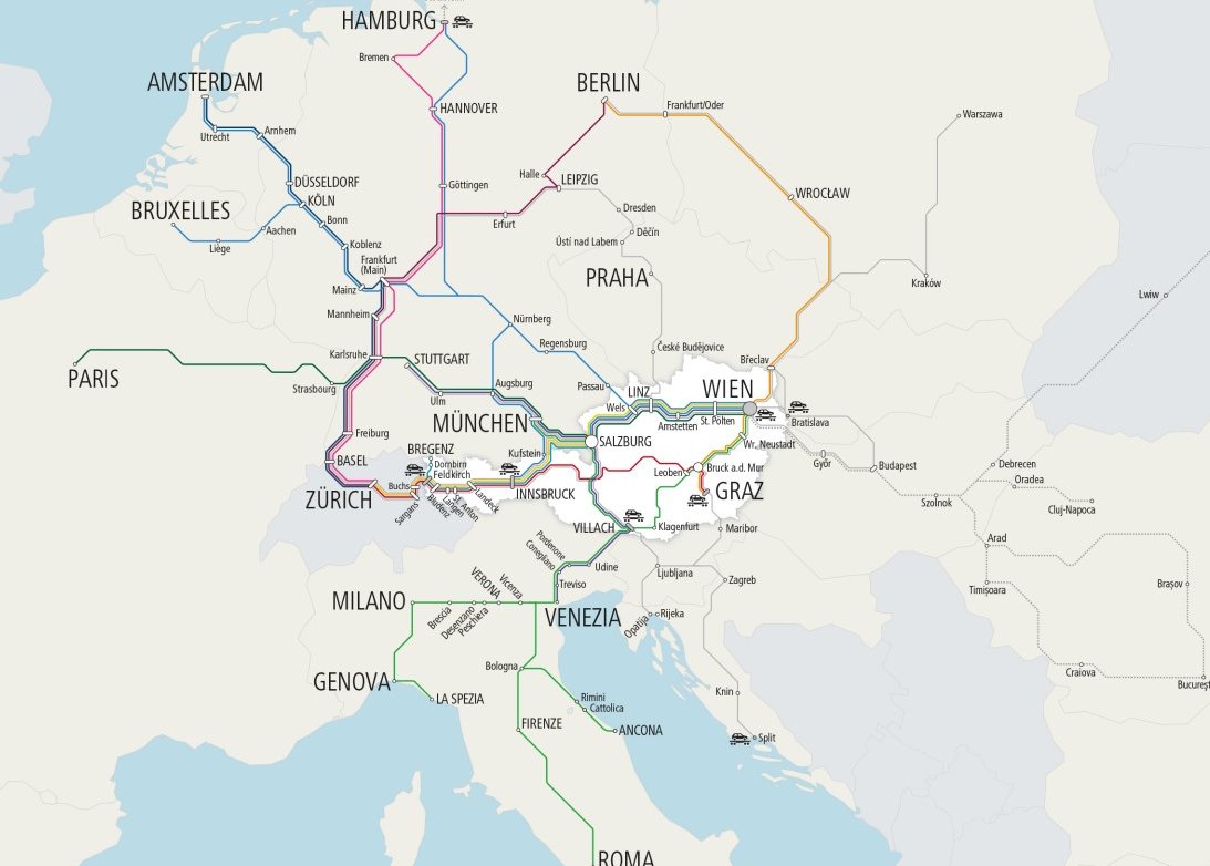 Studie zu Nachtzügen in Europa